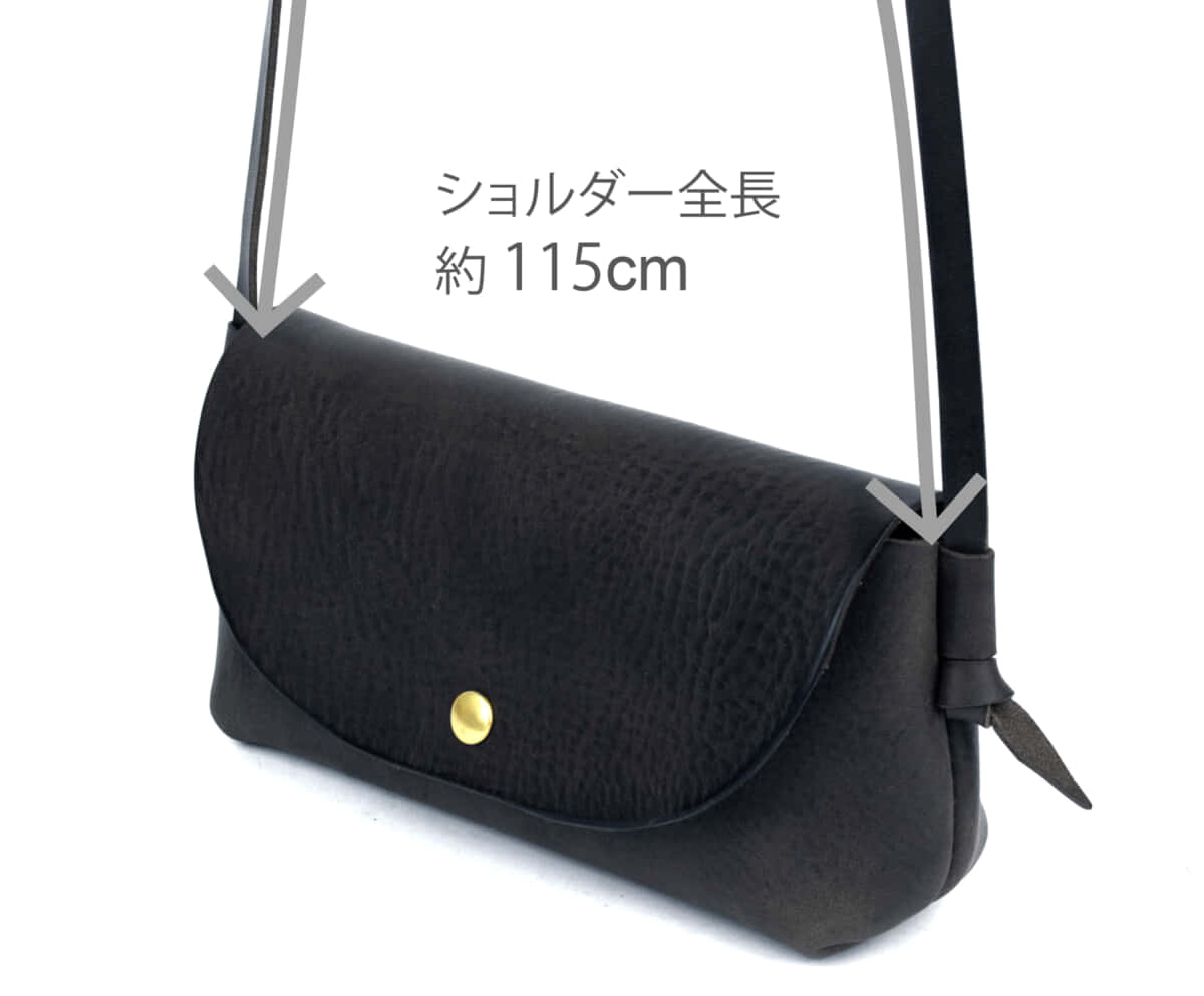 ボタンミニショルダー　ショルダー長さ